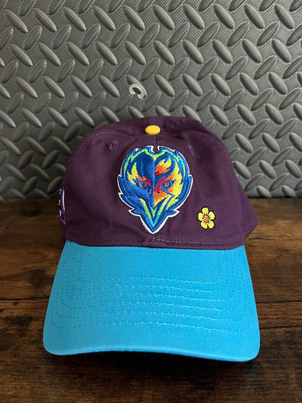Pro Standard Baltimore Ravens Purple 70's Themed Flower Tie Dye Adjustable Hat